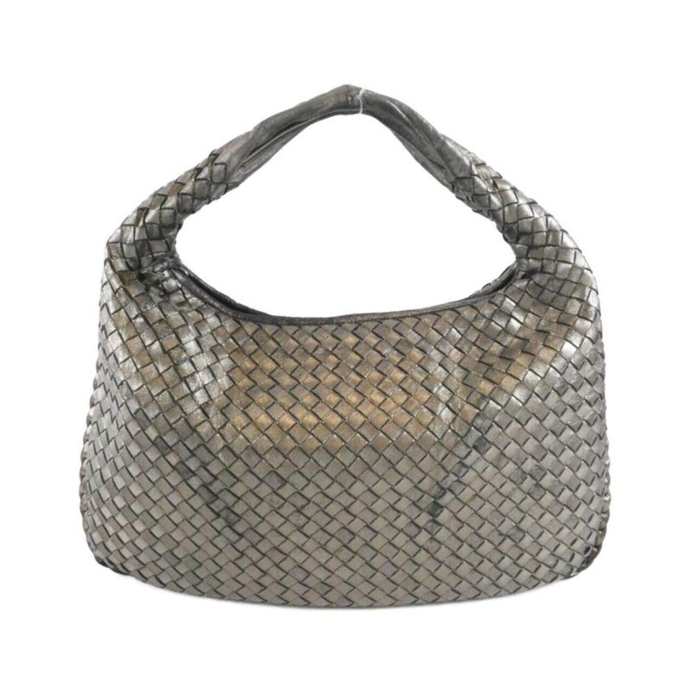 Bottega Veneta Metallic Leather Shoulder Bag
